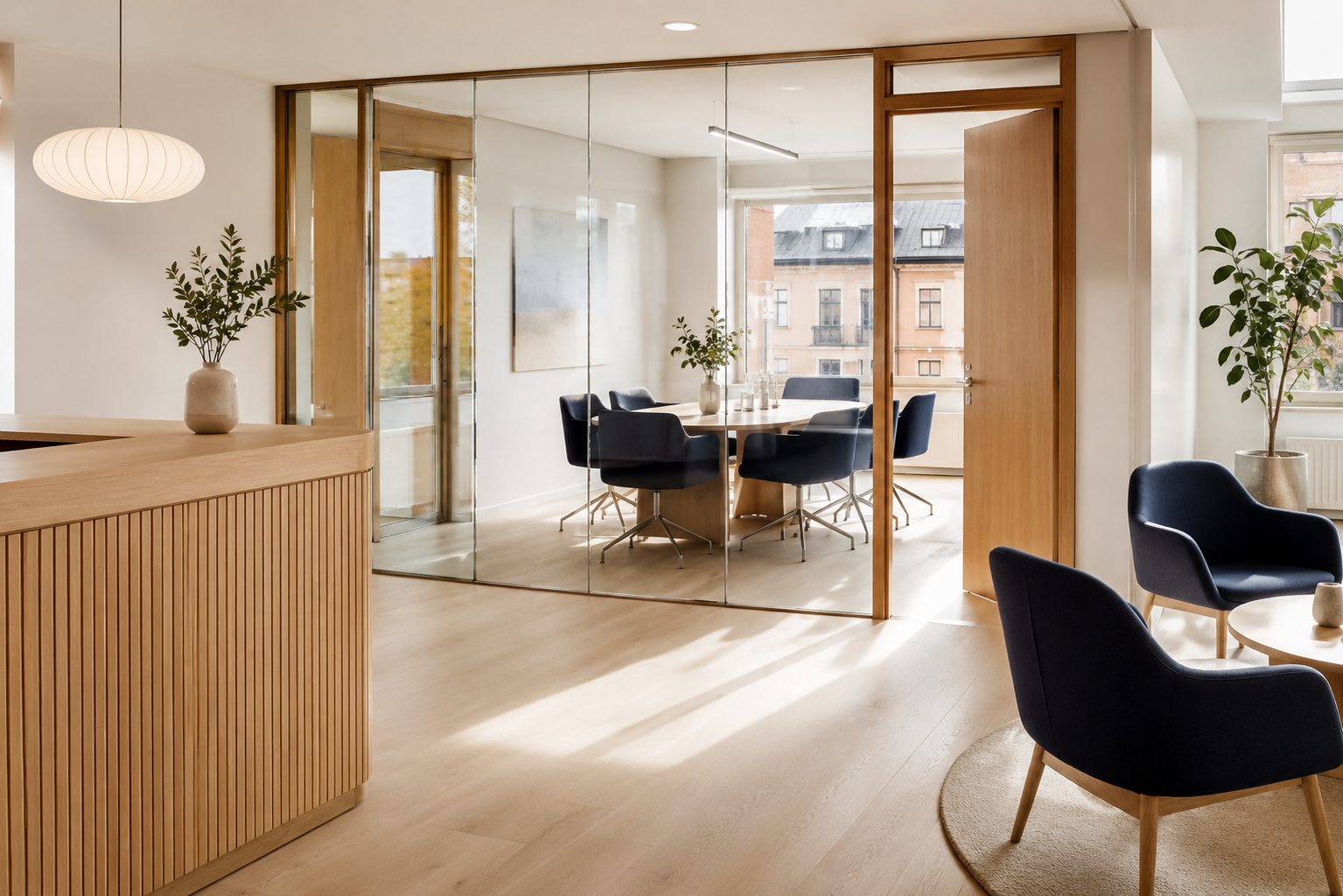 Rent och modernt kontor